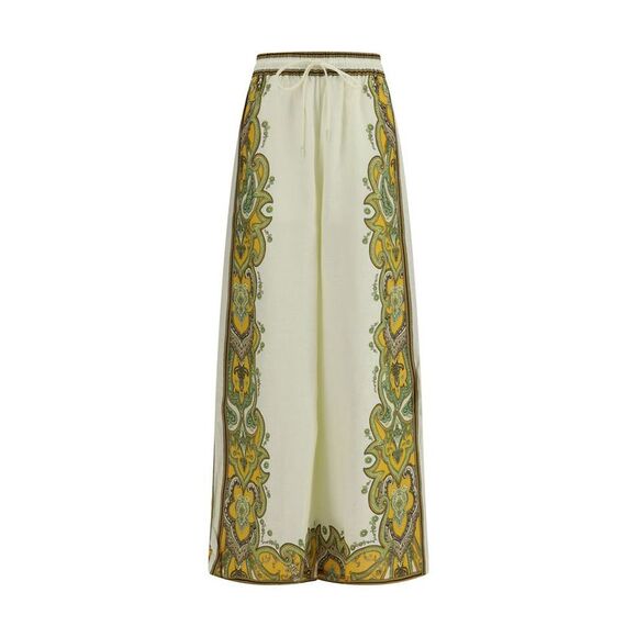 Alemais Pants - Alemais Beige Linen Casual Women's Pants